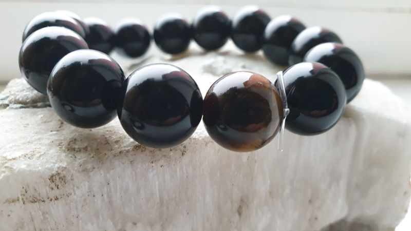14 mm Rokassprādze naturālie akmeņi tīgeracss